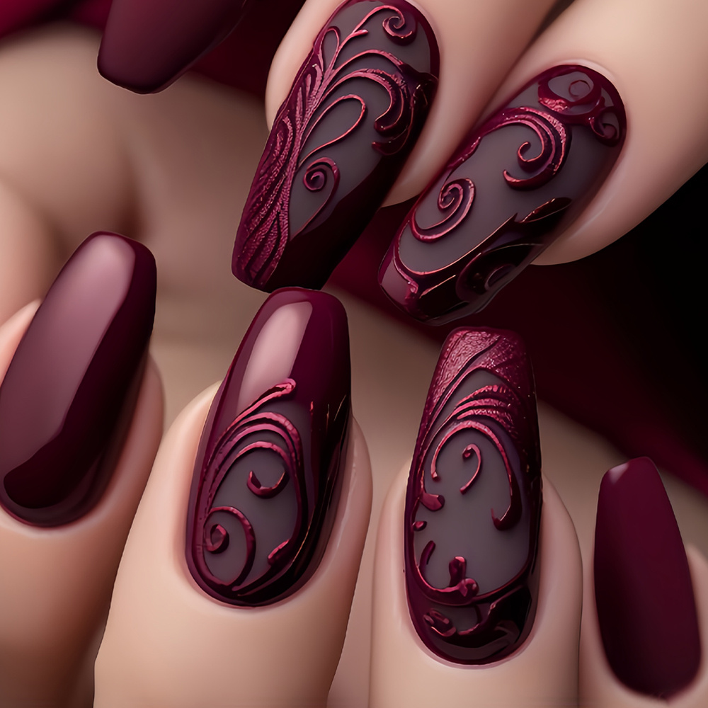 TEMU Migliora la tua 24pz unghie finte a forma di ballerina media, eleganti e rosa lucide e brillanti a righe, unghie a pressione e versatili adatte