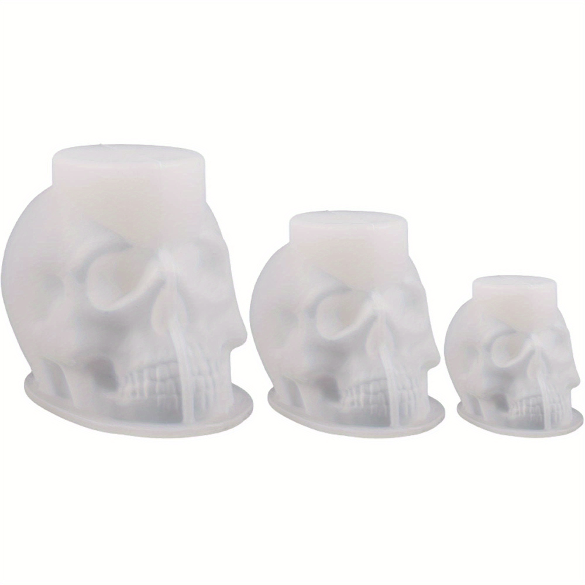 Image of Three-piece Handmade Diy Ornaments Making Mold, Creative Aromatherapy Gypsum Candle Epoxy Mold, Main Body Decoration, Ornaments