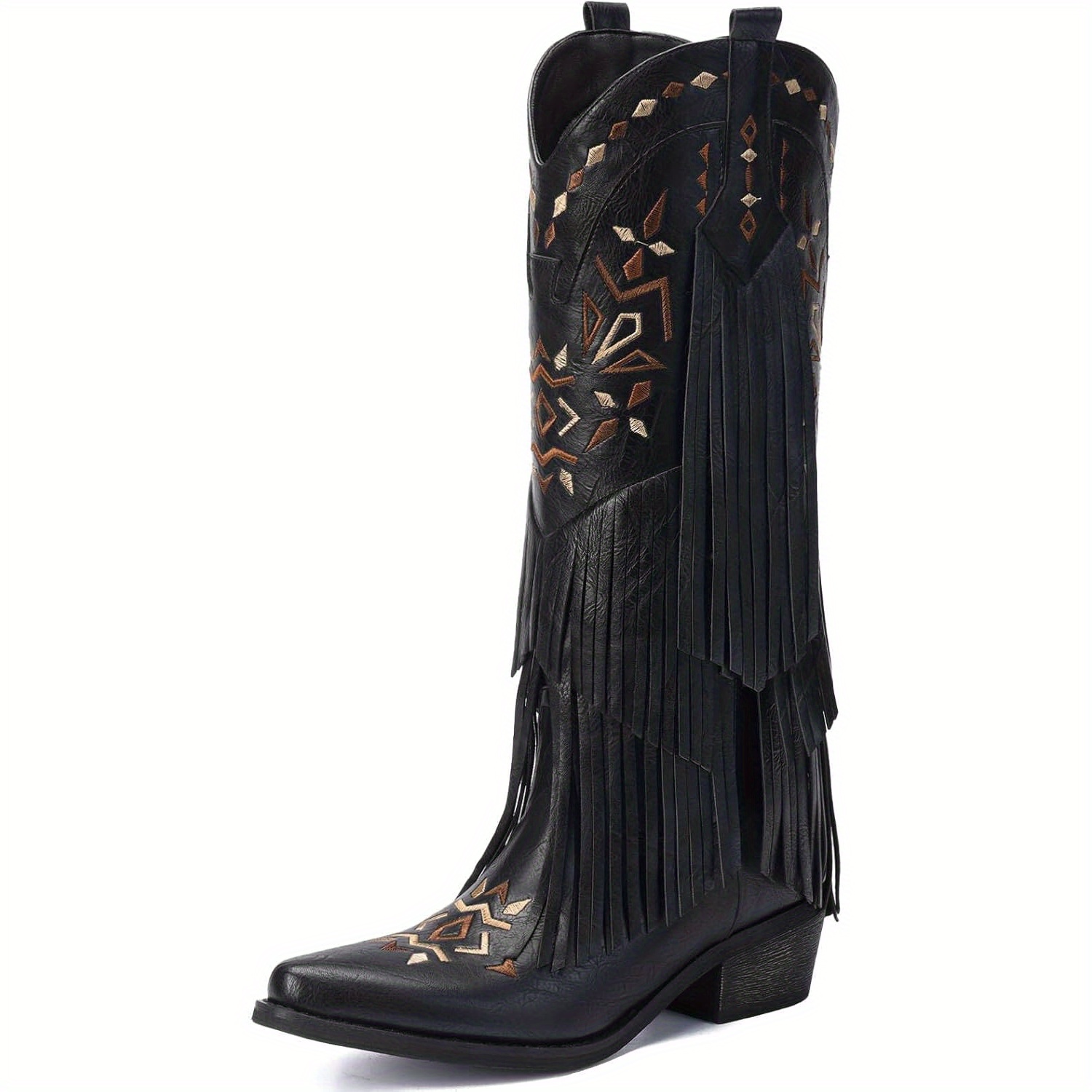 Knee High Boots For Women Pink Cowboy Cowgirl Boots For Women