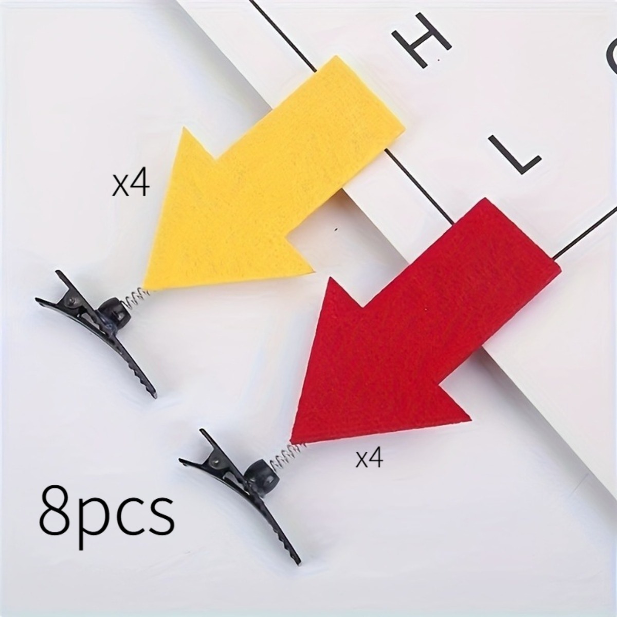 8pcs Fun Felt Arrow-shaped Spring Clips, Hilarious Party Game Props For Women's Parties