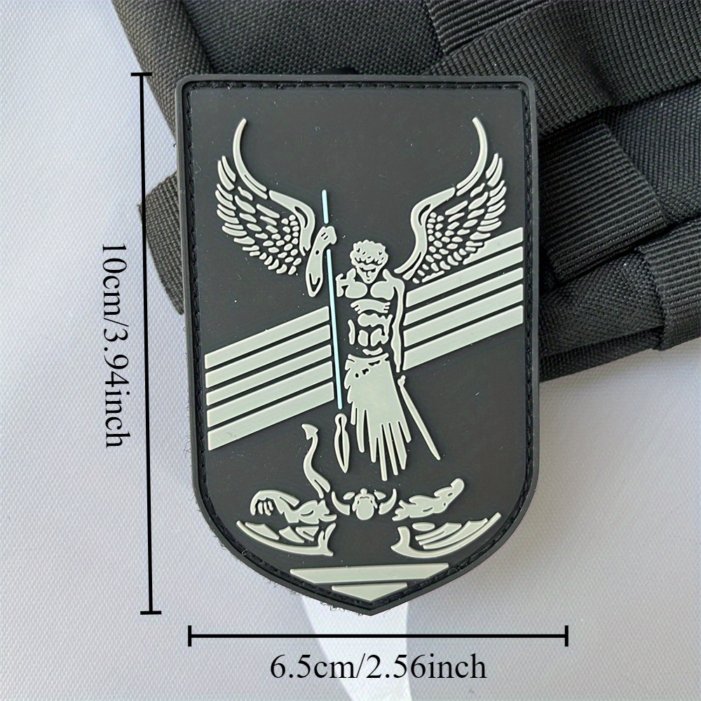 "good " Archangel Michael Badge Pvc Patches