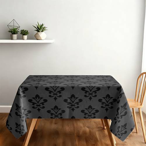 1 fashionable floral tablecloth vintage damask decoration dining tables and home enhances indoor ambiance suitable for banquets and daily use showcases ideal for kitchen tables