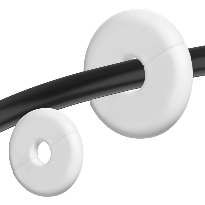 E-shop Thinp 2 Stk. Wandableitern für Kabel, Wand-Kabeldurchführung, rutschfeste Kabel-Lochabdeckungen, Starlink Kabeldurchführungs-Set für Wandlöcher