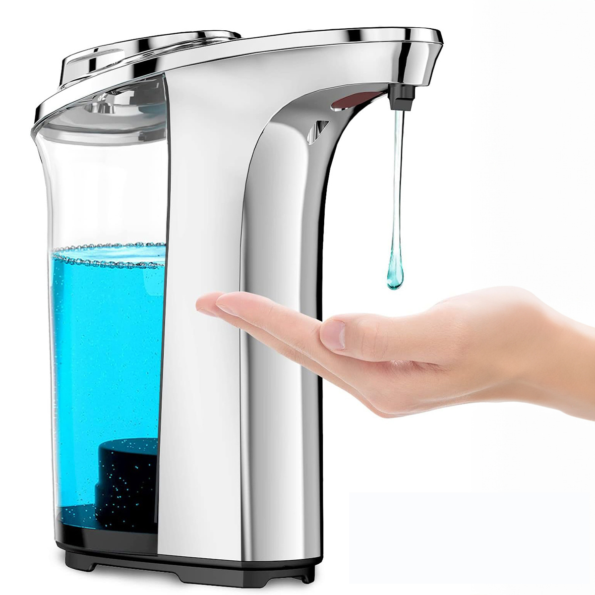 TEMU Fitpolo Touchless Automatic Soap Dispenser, 500ml/16.9oz, 5 Adjustable , Ideal For Kitchen & Bathroom Use Hot Sale 2025