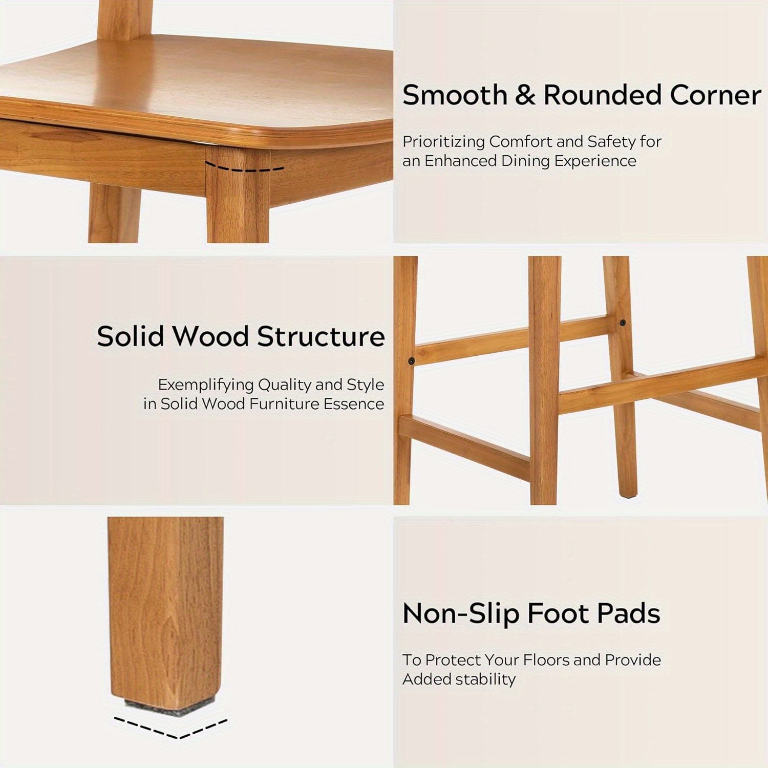 Counter Height Stools Set of 2, Farmhouse 25