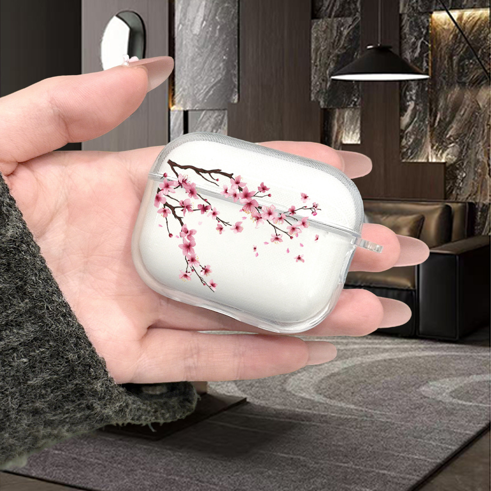 TEMU Transparent Earphone Case With Design, Suitable For Multiple For Airpods Models, Gift For Or Personal Use. Cute And Stylish, Lightweight And