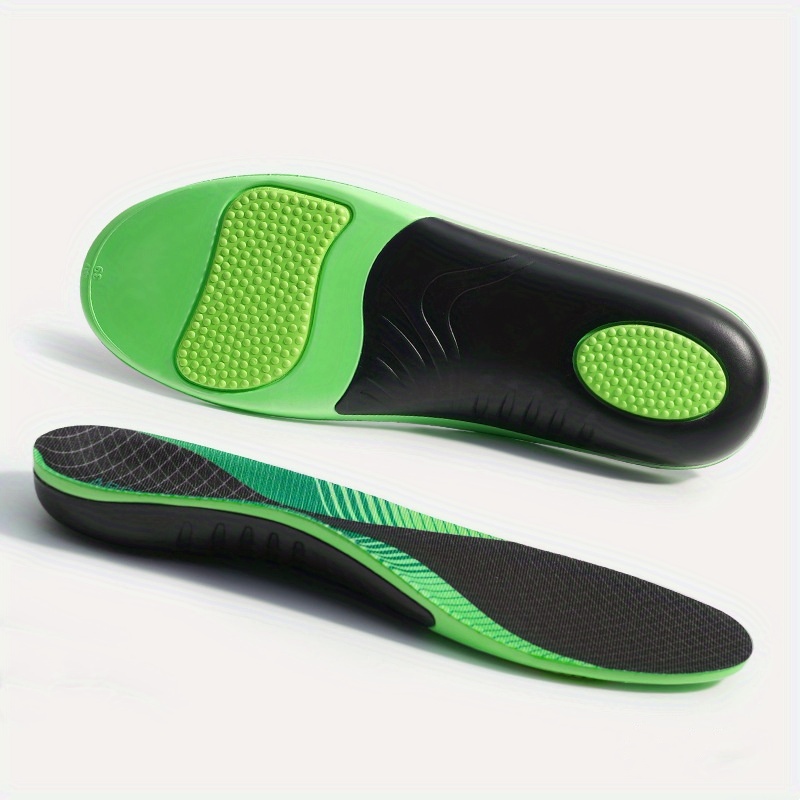 Image of 1 Pair Male And Female Arch Support Insoles For Sports Shoes And Flats, Sweat-absorbent Eva Foam Inserts, Lightweight Design