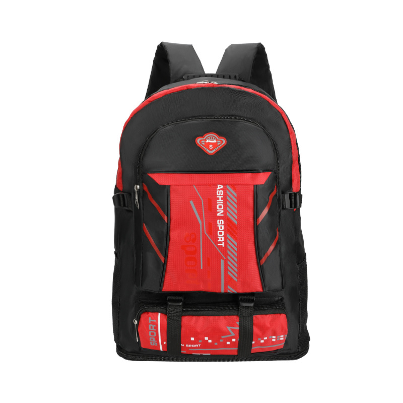 Large Capacity Sports Backpack, Multi-Compartment Casual Daypack