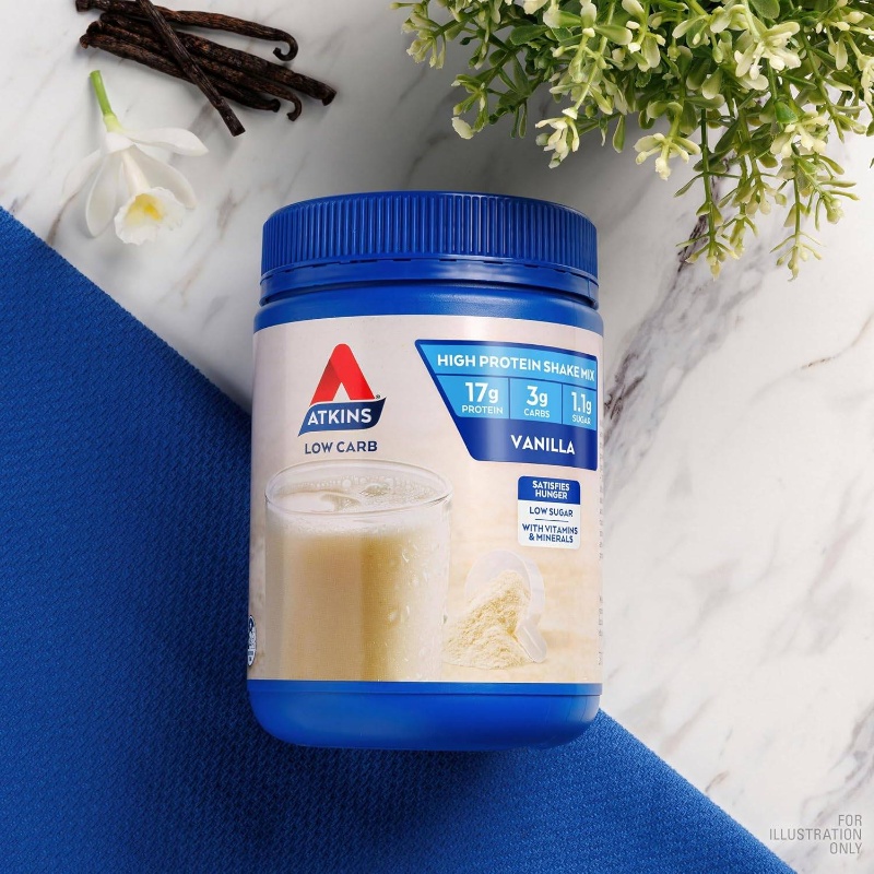 Vanilla Protein Shake Mix, High Protein, Low Carb, Low Sugar, Keto Friendly, Meal Replacement Shake, Keto Protein Drink, Vanilla Protein Powder, Clean Protein Blend, Lactose-Free Option, Keto Dieters, Fitness Enthusiasts