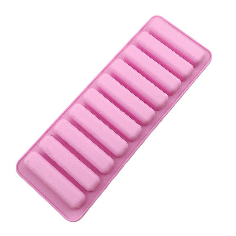 TEMU Stampo in silicone da 1 pezzo rosa per cioccolato , resistente alle alte temperature e , stampo multifunzionale a striscia lunga, per realizzare