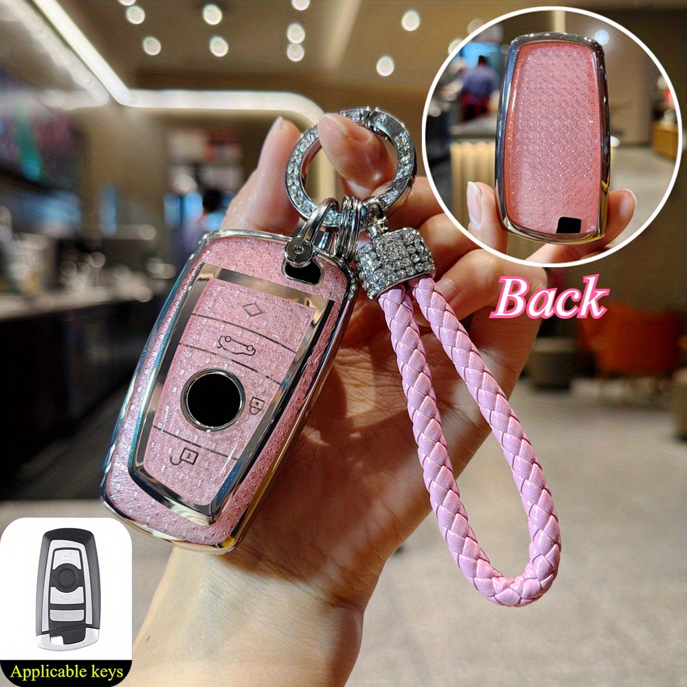 Image of 4 Buttons Tpu Car Key Case Cover, Fit For For 1 3 4 5 6 For X1 X3 X4 For M5 M6 For Additions