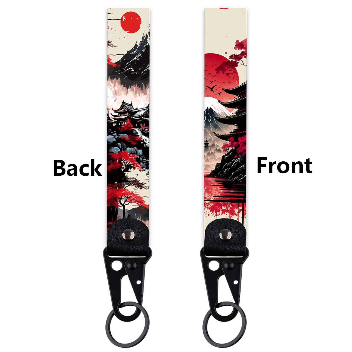 TEMU 1 pièce Porte-clés tendance paysage pour motos, voitures, sac à dos, porte-clés pour amis, cadeaux