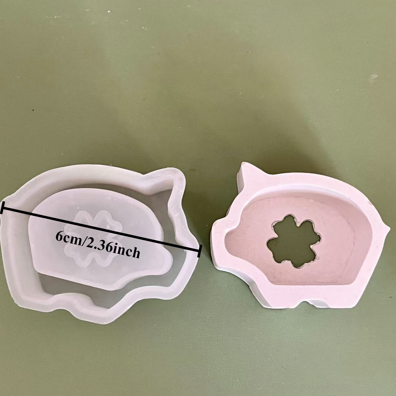 Resin Molds For -leaf And Little Pigs, Storage Molds For Decorative Ornaments