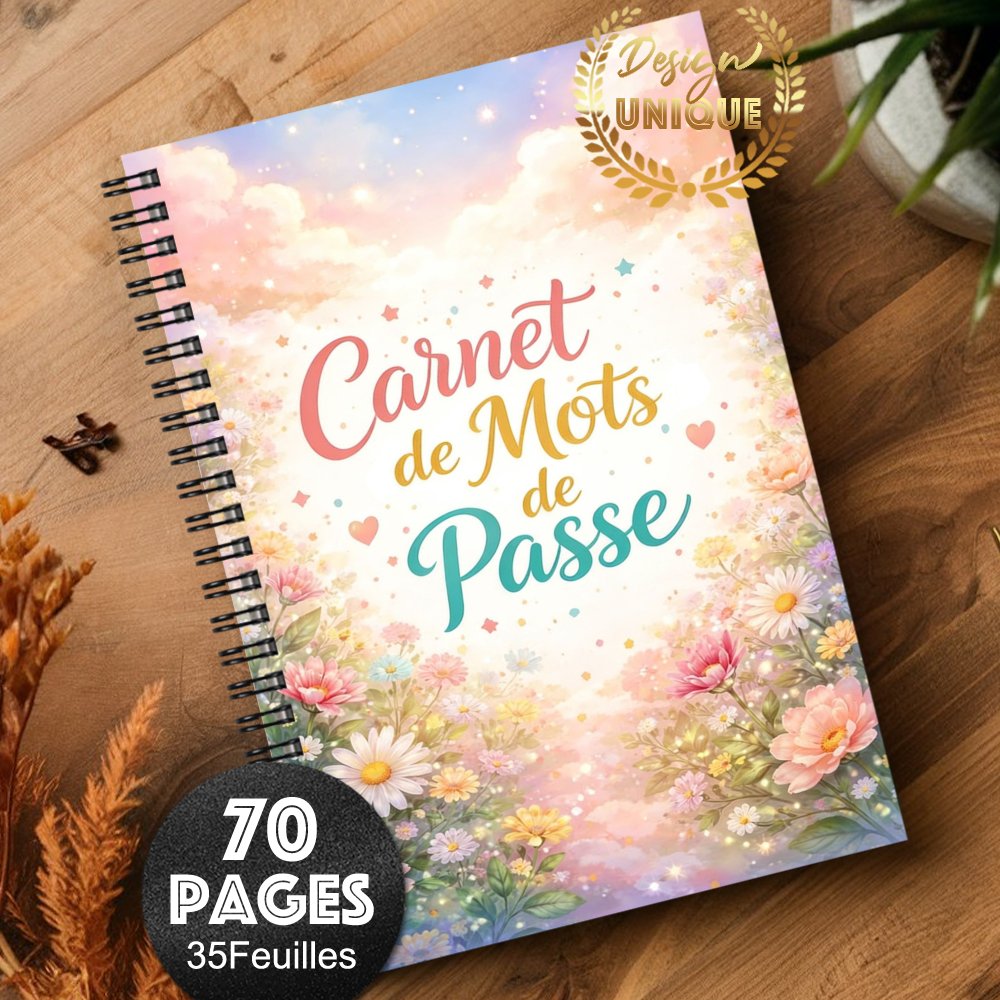 TEMU Carnet de de passe 1 pièce pour Internet et ordinateur, édition française, planificateur de de passe ou , enregistrement des d'utilisateur de