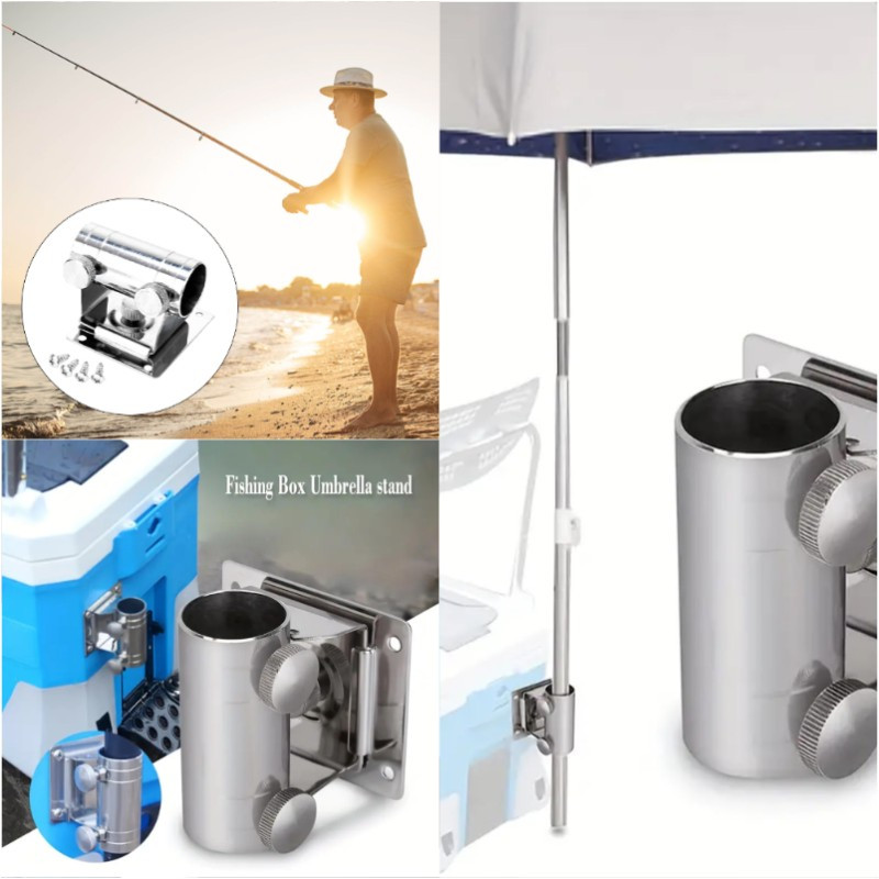 

Stainless Steel Fishing Umbrella Stand - , Portable & Easy-to-install For Sea, Fishing