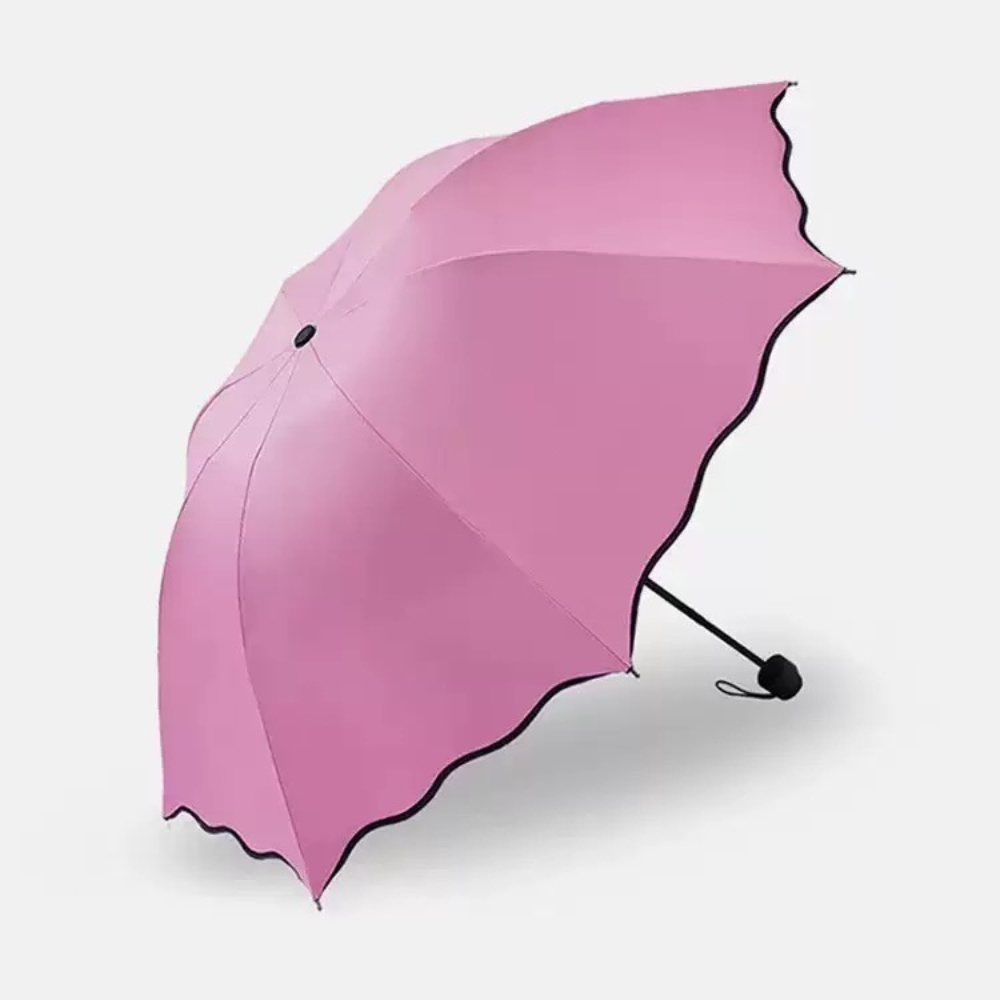 TEMU Ensemble de 2 parapluies roses (parapluie et sac de rangement), pare-soleil, parasol tendance, indispensable pour et les photos, épais et