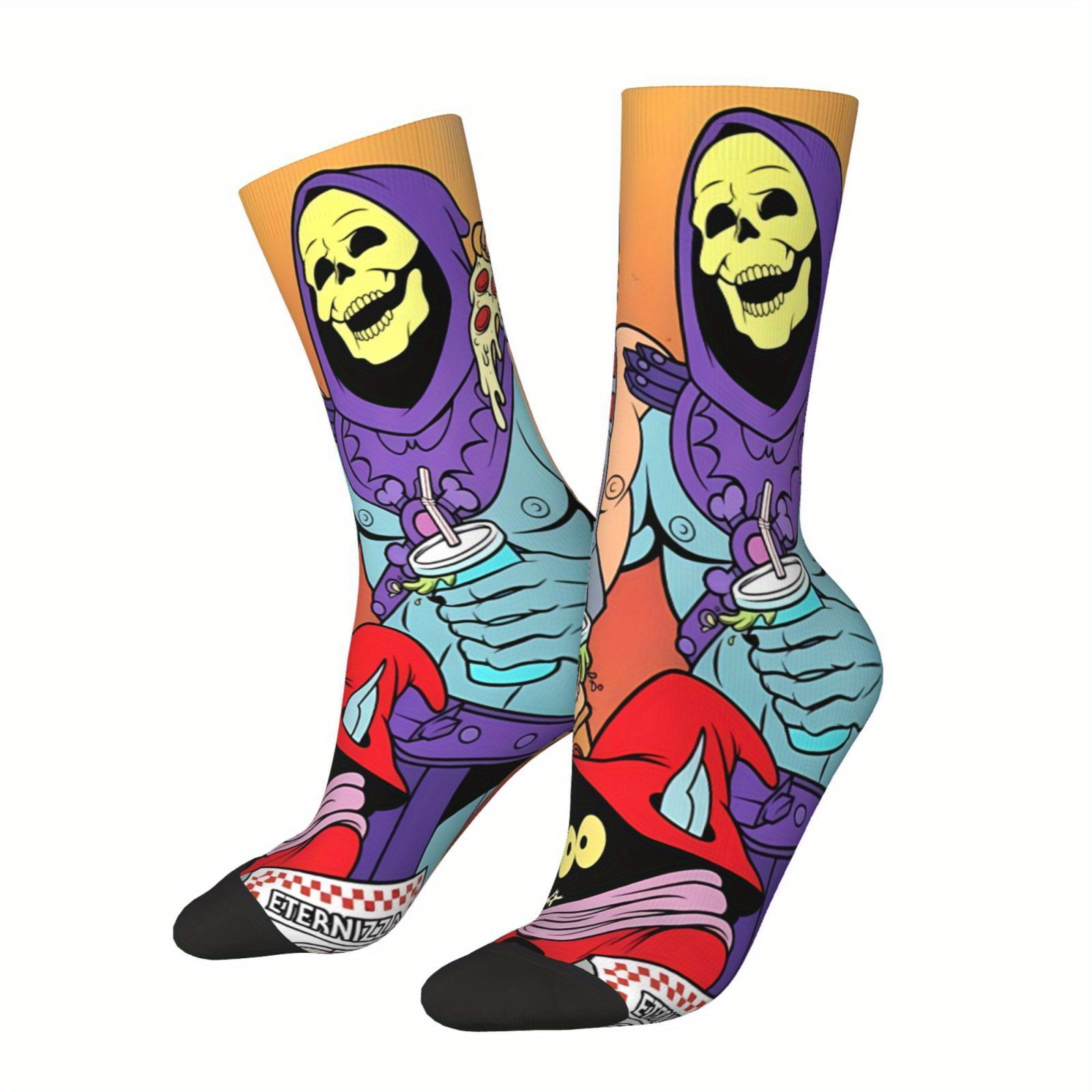E-shop 1 Paar Unisex Socken mit Design, & Elasthan-Mischung, Modisches Muster