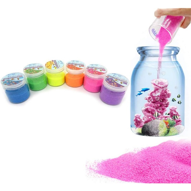 

Magic - Colored Sand Play Toys, 6 Mixed Colors
