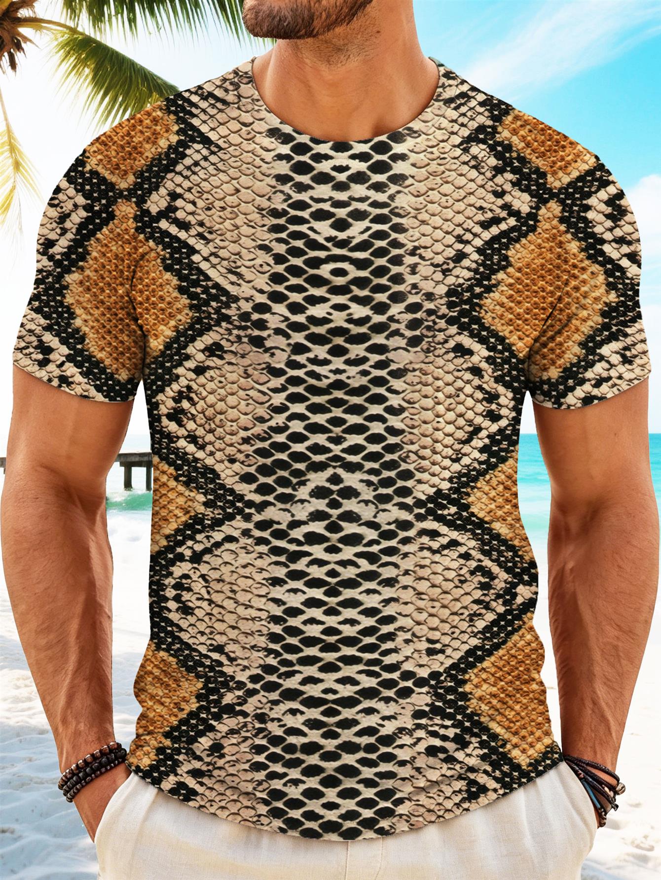 snake skin shirt sold on Temu United States