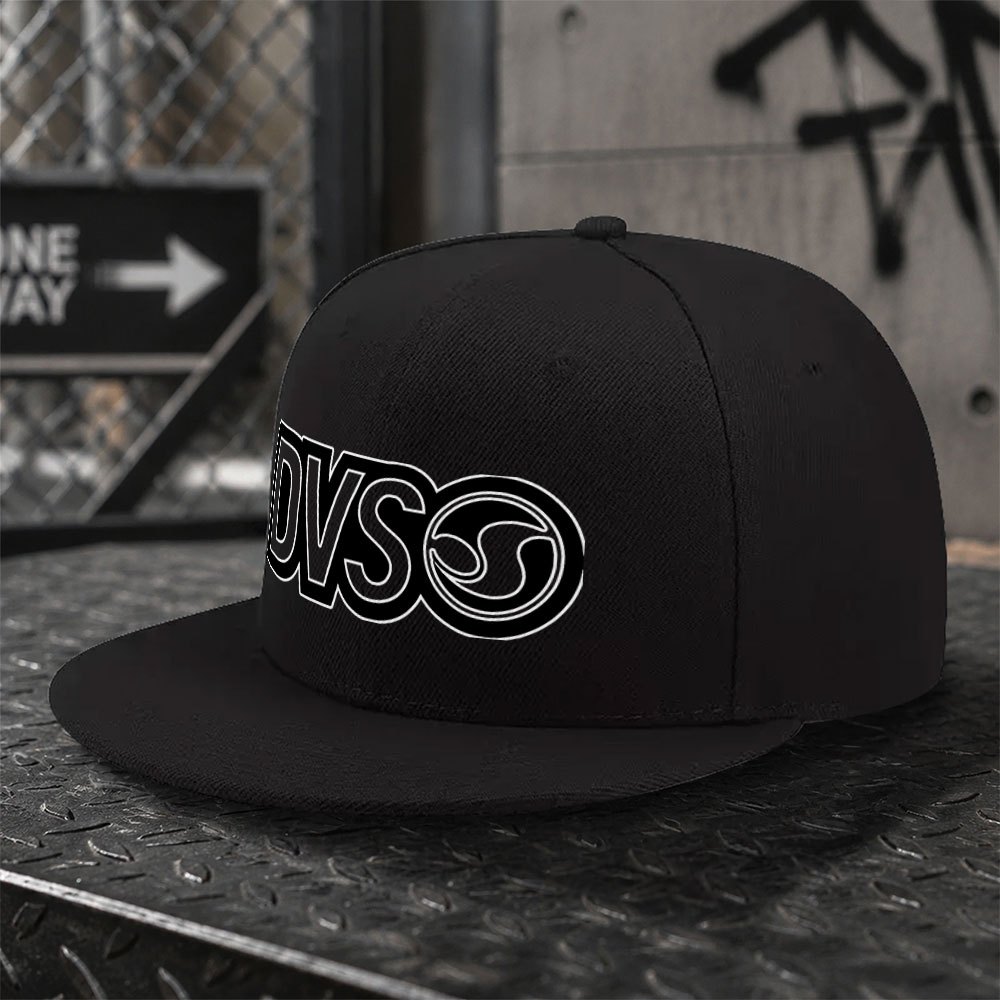 TEMU New Dvs Flat Brim Baseball With Adjustable Closure Design, A Trendy Fashion Item Suitable For Daily Commuting Or Parties, Unisex, A Perfect Gift