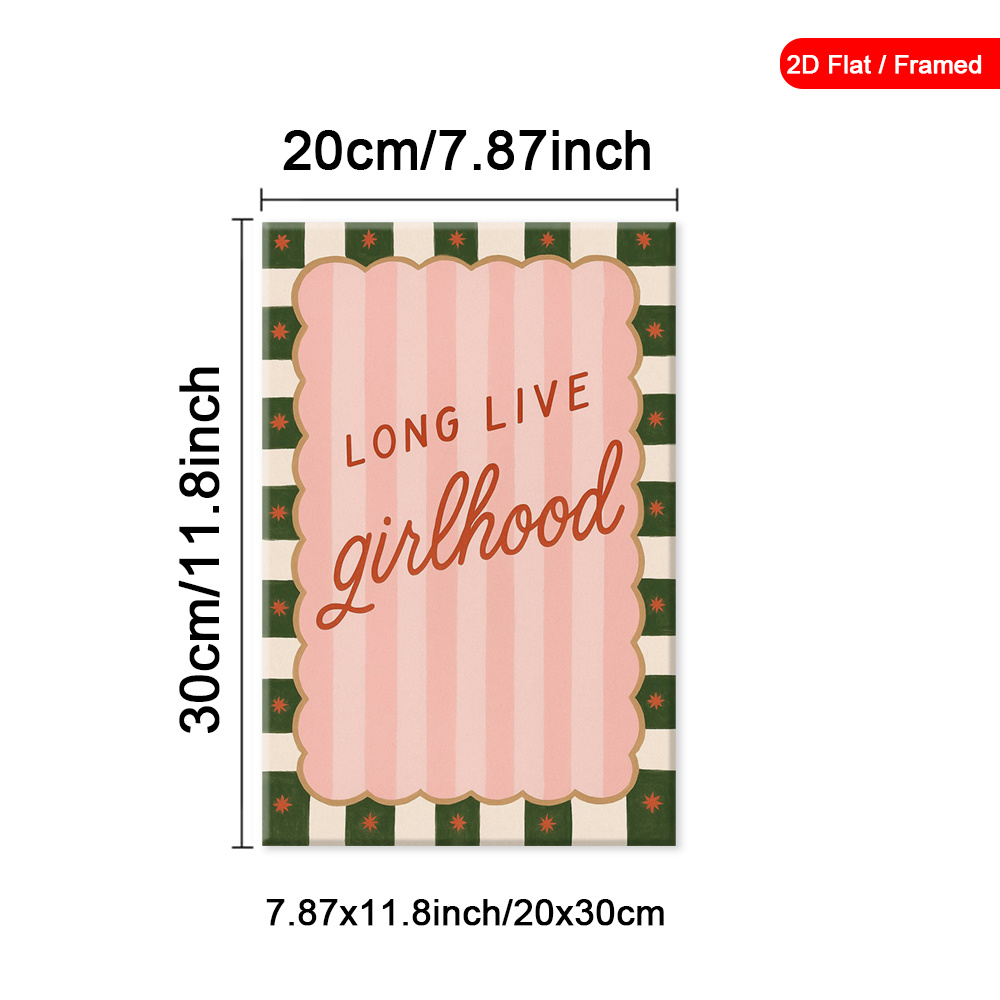 TEMU 2d Flat, 2d Flat, 1pc Framed Wall Art Featuring Of , Canvas Decorations With Celebratory Themes, Festive Art Prints, And Inspirational Messages.