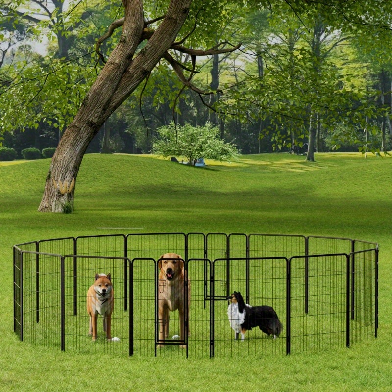 dog playpen indoor, panel multiple size playpen for metal