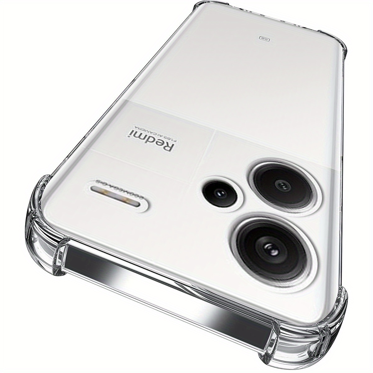 TEMU de Cristal Transparente para Note 13/Note 13 Pro/Note 13 Pro+ [Protección contra Caídas] Shockproof Transparente para Xiaomi Note 13/Note 13