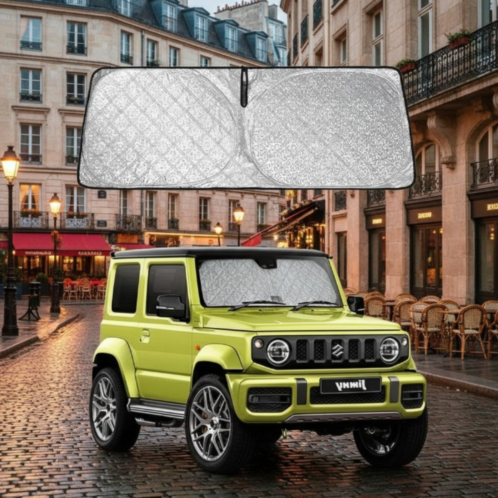 TEMU For Exclusive Front Sunshade | Made Of High-quality Aluminum Foil, Suitable For Jb64/jb74, Provides Sun Protection And Blocks Snow, Model Cmq003