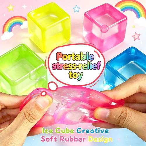 2pcs 4pcs random childrens party gift packages combinations of toy sets for childrens parties school supplies and birthday gifts suitable for school and birthday gifts different styles of pressure and snowflake shaped mini balls