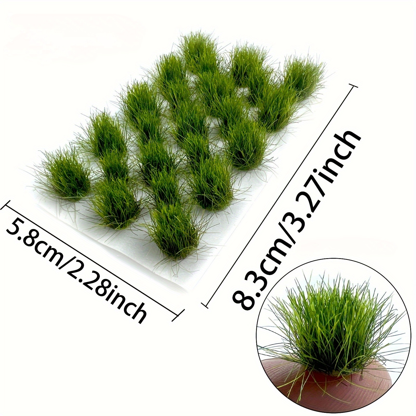 23 Of Model Grass For Crafting, Artificial For Enhancing Miniature Landscapes, Sandtable Architectural Models, And Turf Projects.