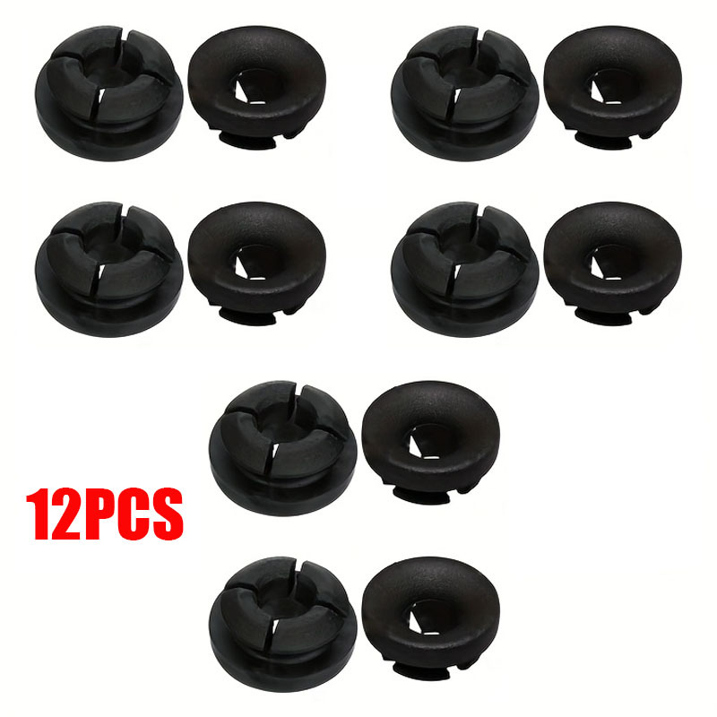 TEMU 12pcs Clips de support de barre de capot moteur automobile | Universellement applicables, en PP, convient pour Honda, pour Toyota, pour Lexus