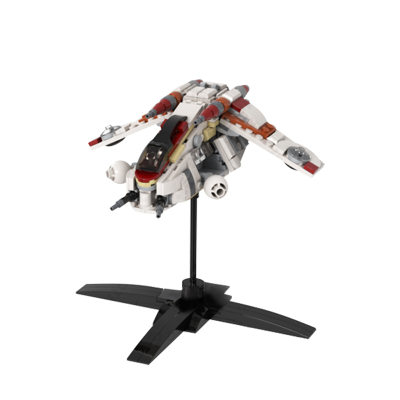Image of Micro Size Transport Model - Compact Dropship Building Set - Mini Display For Collectors