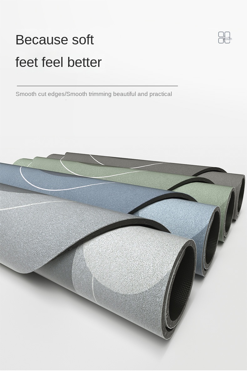 1pc Alfombra de cocina en barro diatomeo - 3.7mm gruesa, base naturalmente antideslizante y resistente a rayones fácil limpieza con paño seco o agua. Cómoda alfombrilla para estar parado ideal también como tapete baños u entradas. ¡Negrua! Disponible varios tamañ