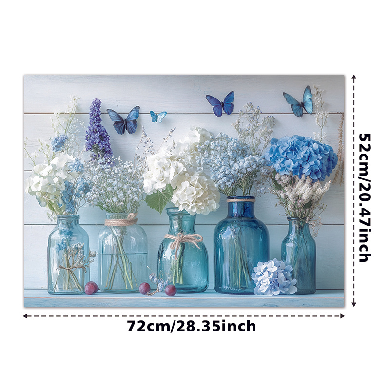TEMU 1pc Elegant Floral Glass Stove Top Protector - 28.3x20.5 Inch, Heat-resistant, Non-slip, Scratch-proof, Easy To Clean, Perfect For Kitchen