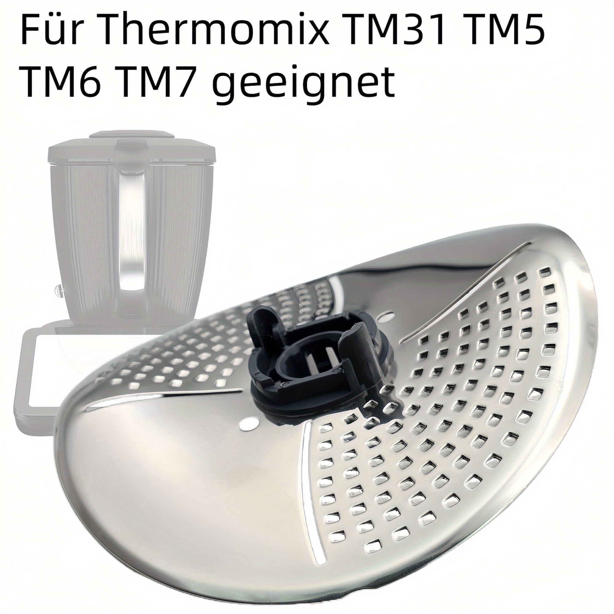 E-shop Schneideblatt-Abdeckung für TM7, Schutzabdeckung Schäler , Edelstahl Schäler kompatibel mit TM6 TM5 Küchenzubehör