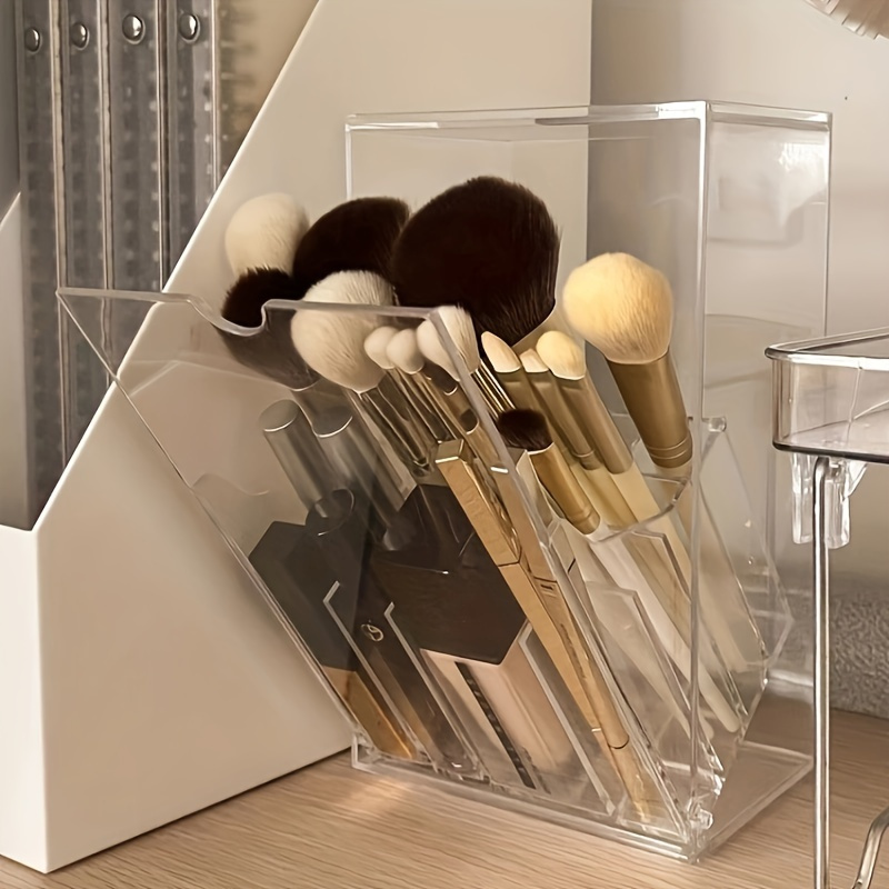 

Clear Makeup - Organizer Compartments, No-drill Installation