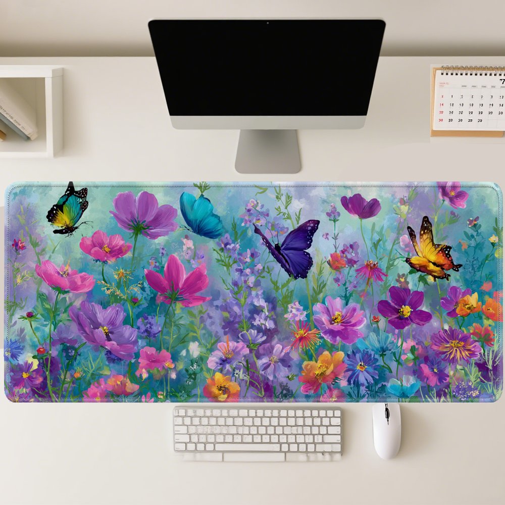 TEMU 2d Flat Xxl Xl L Large Gaming Mouse Pad, Mouse Pad, Colorful Mouse Pad, Mouse Pad, Colorful Flower Mouse Pad- Desktop Decor Desk Pad, Cute Men