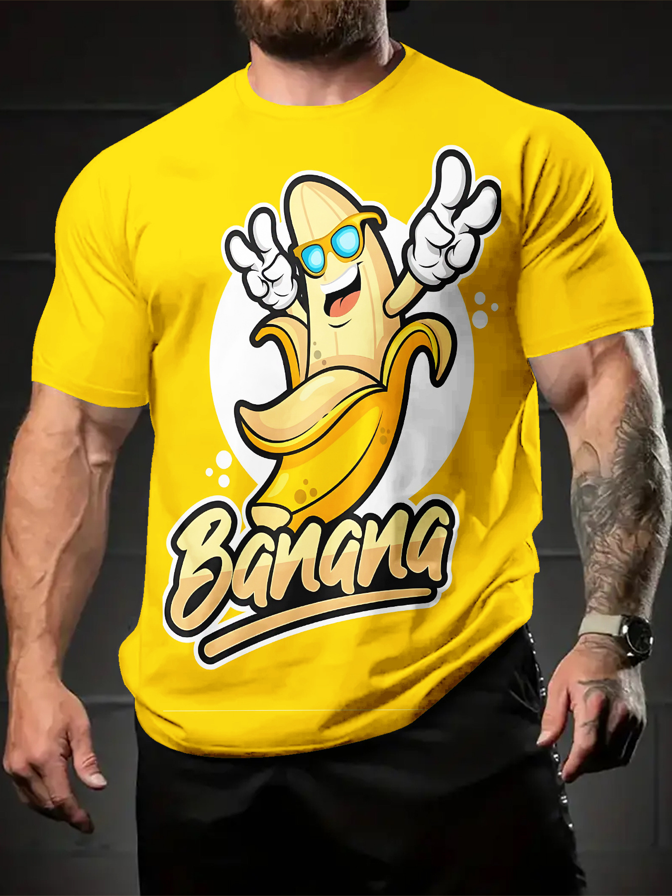banana shirts sold on Temu United States