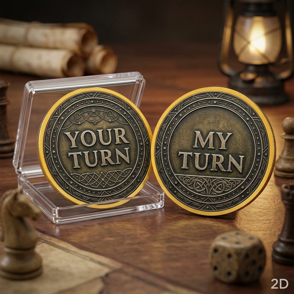 TEMU Moneda de decisión de TU MI Colección Vintage Regalo Souvenir Moneda Réplica 2D