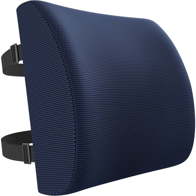 lumbar support cushion back support for office chair and car seat back rest for gaming chair memory foam pillow desk chair cushion breathable washable cover adjustable straps Product details 0