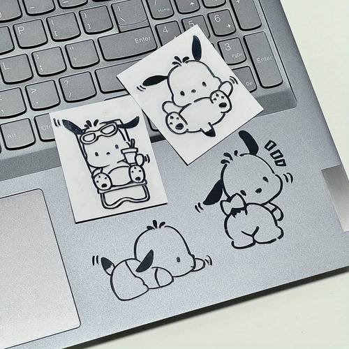 stickers simple cartoonish and cute silvery stickers suitable for decorating laptops and
