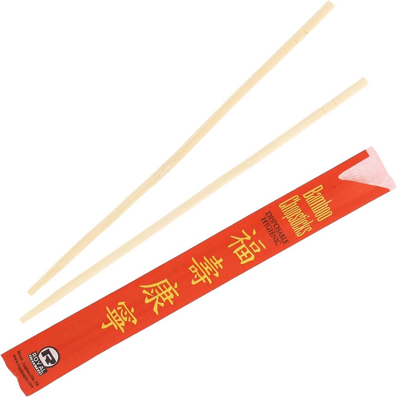 TEMU 9-inch Telescopic Disposable Bamboo Chopsticks, Uv Treated, 50 Pairs Per Pack, For Eating, Bamboo Material, Brown Color, Kitchen Bamboo