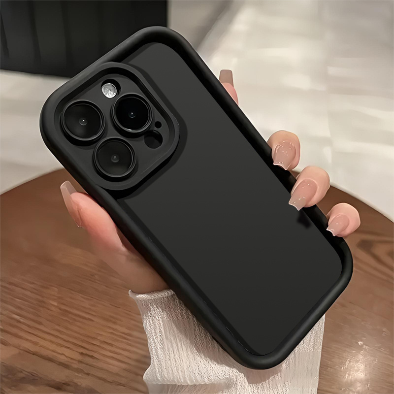 TEMU Phone Case: Solid Color Shockproof Phone Case, . Suitable For Iphone 18 Pro, 17, 16 Pro, 15 Plus, 14 Pro Max, 13, 12. Simple And Unique Phone