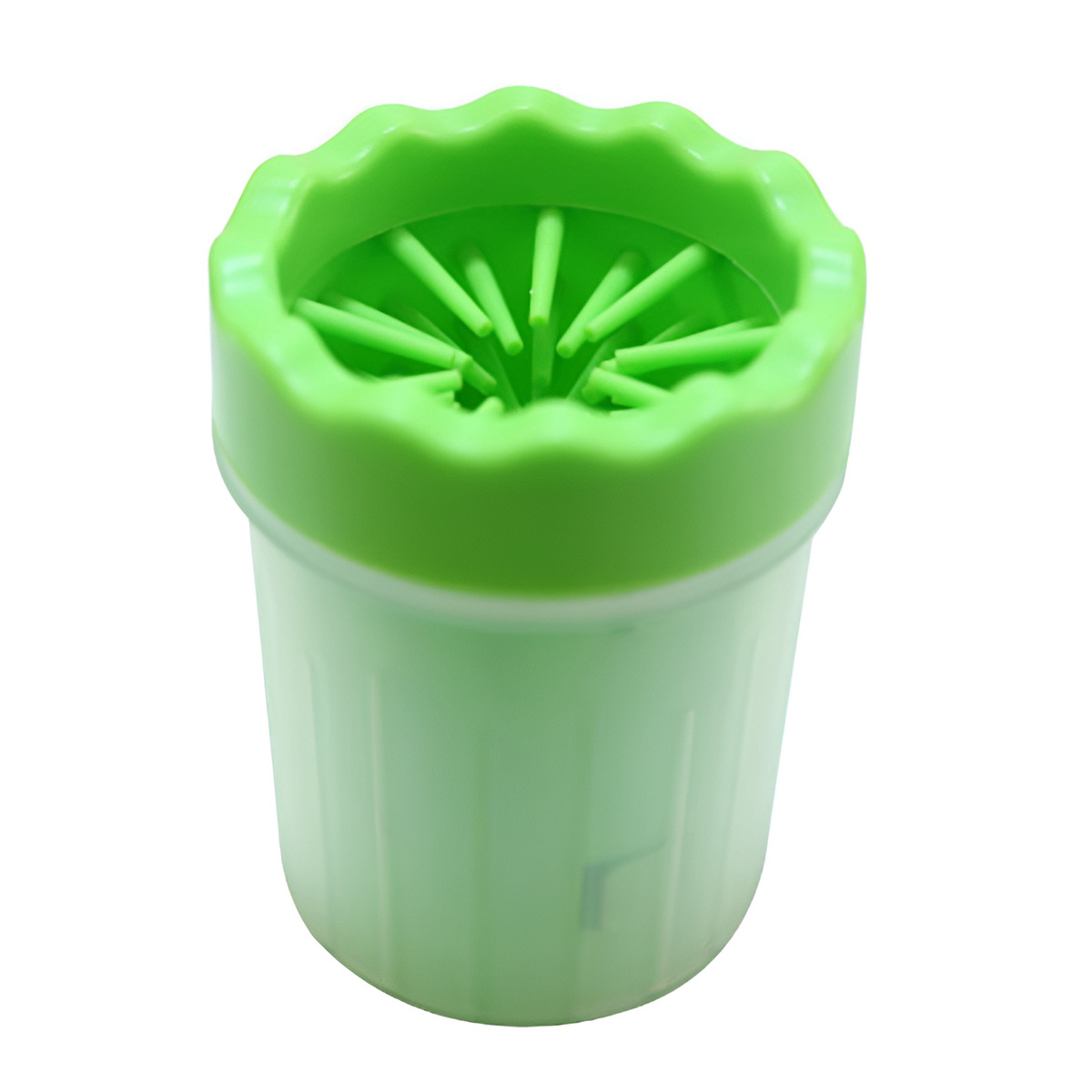 TEMU Silicone Dog Paw Washer Cup - Non-slip Durable Pet Foot Bath With & Soft Bristles, Easy To Clean & Portable For Sensitive Paws, Post-walk Care &