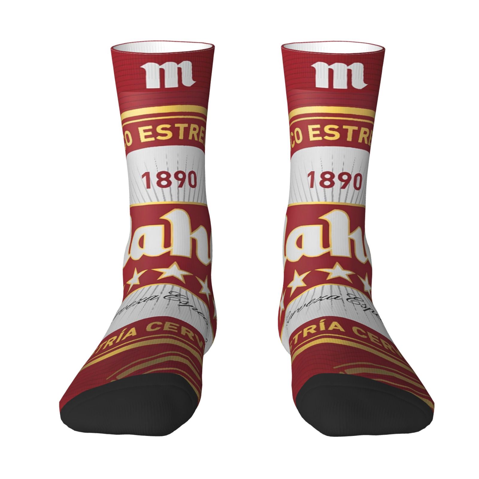 TEMU 1 Par de Calcetines Novedosos para Hombre, Calcetines de Regalo Divertidos con Diseño de Lata de Cerveza, Uso en Todas , Diseño Temático Único,