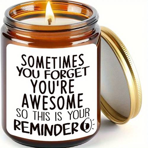 inspirational candle sticker gift designed for women for birthdays daughters mothers and colleagues a unique thank you and fun gifting idea