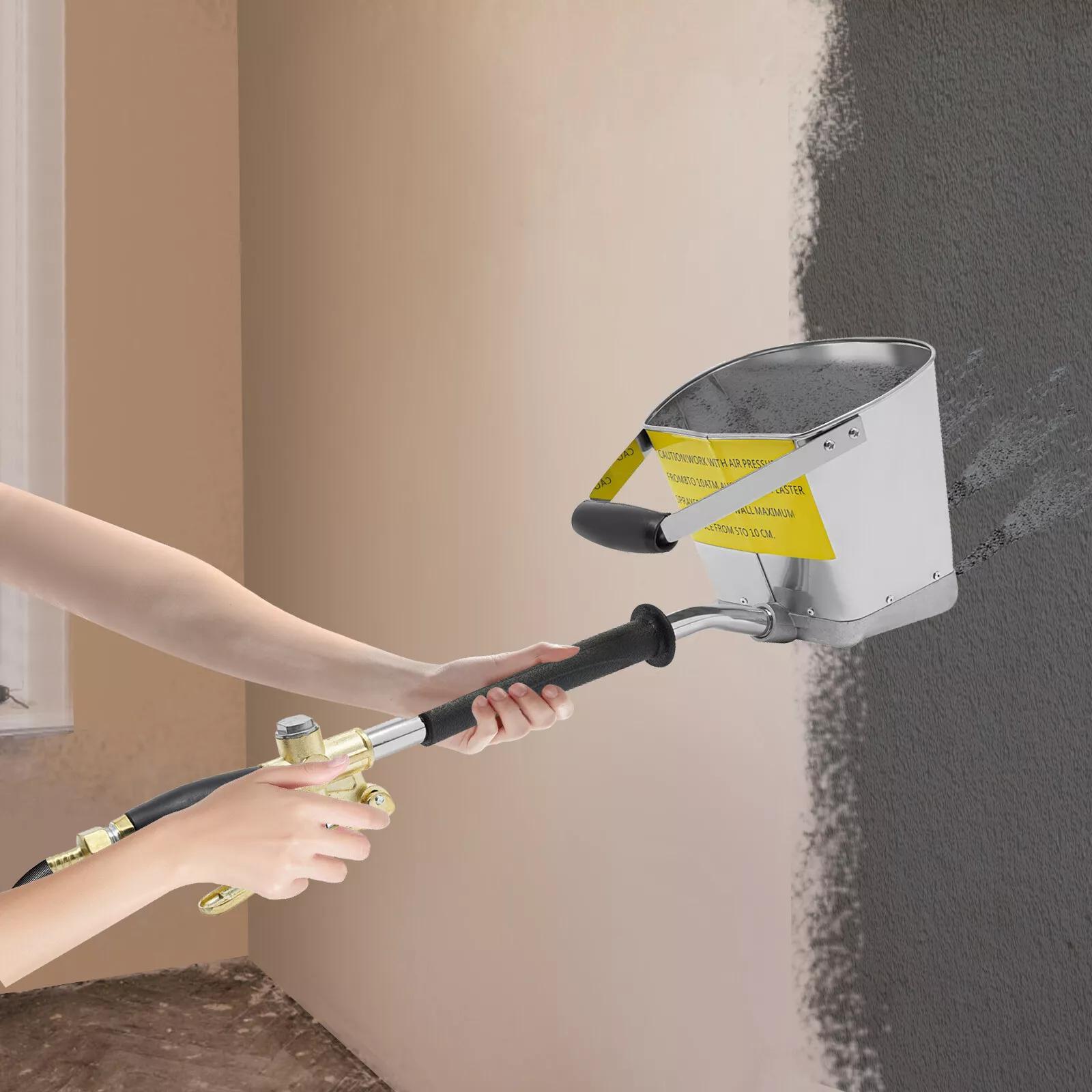 Image of Professional Mortar Sprayer - High-performance Gun With 4 Nozzles For Spraying Cement And Mortar, Capacity 1100 Ml, Robustness