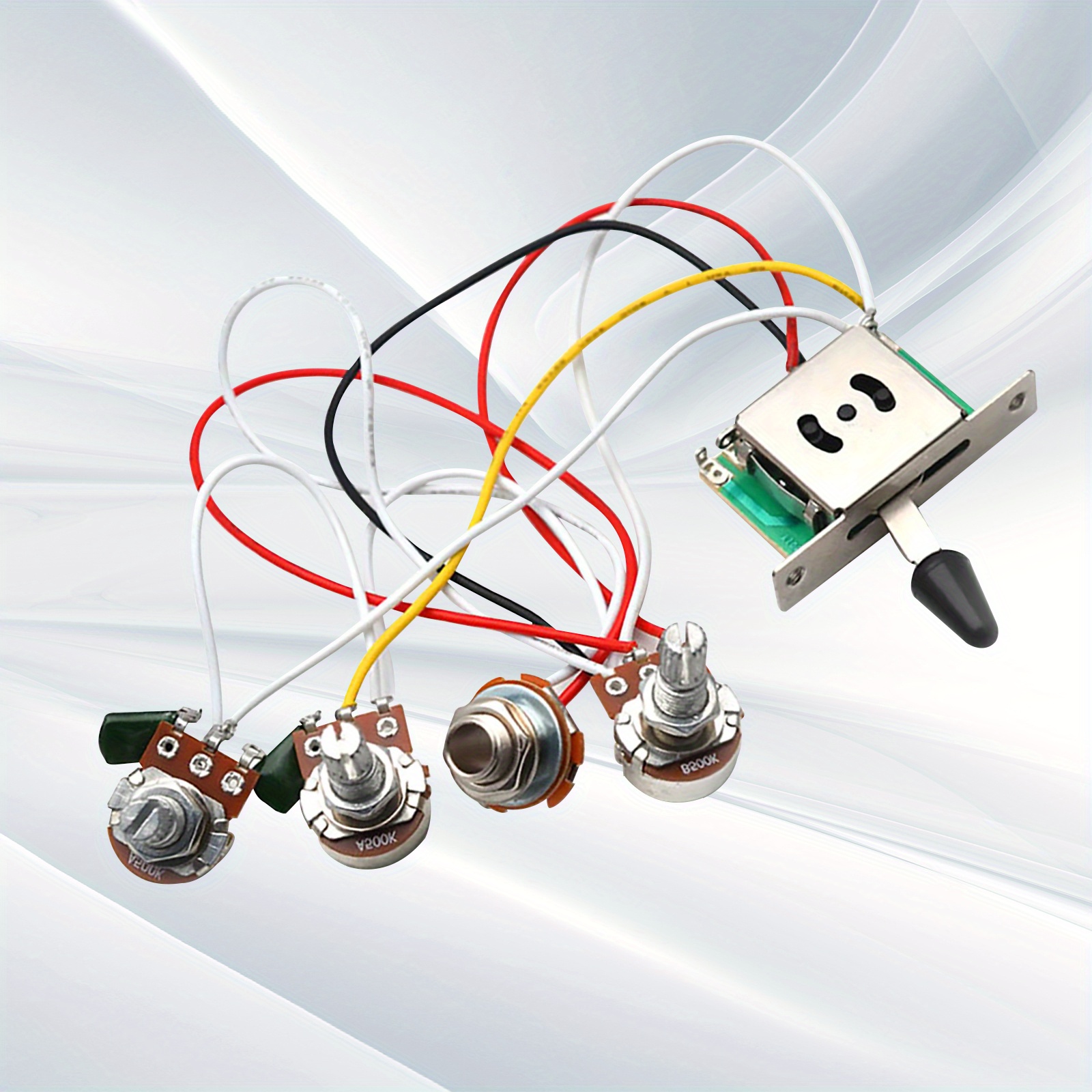 Professional Prewired Harness Kit for Electric Guitar Modifications