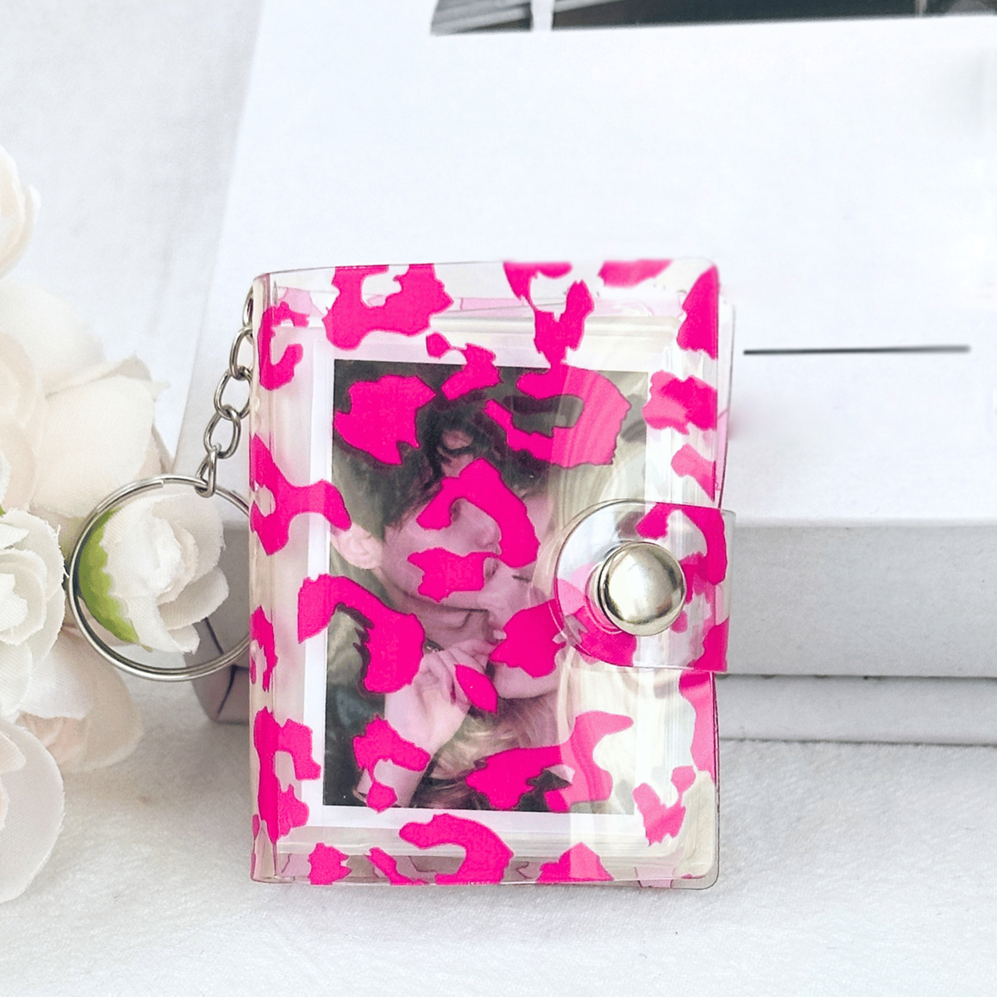 TEMU Custom Photo Album, Up To 10 Photos Customized, Album + Photos, Couple's Mini Photo Album, Photo Booth Album, Perfect For Boyfriend/girlfriend |