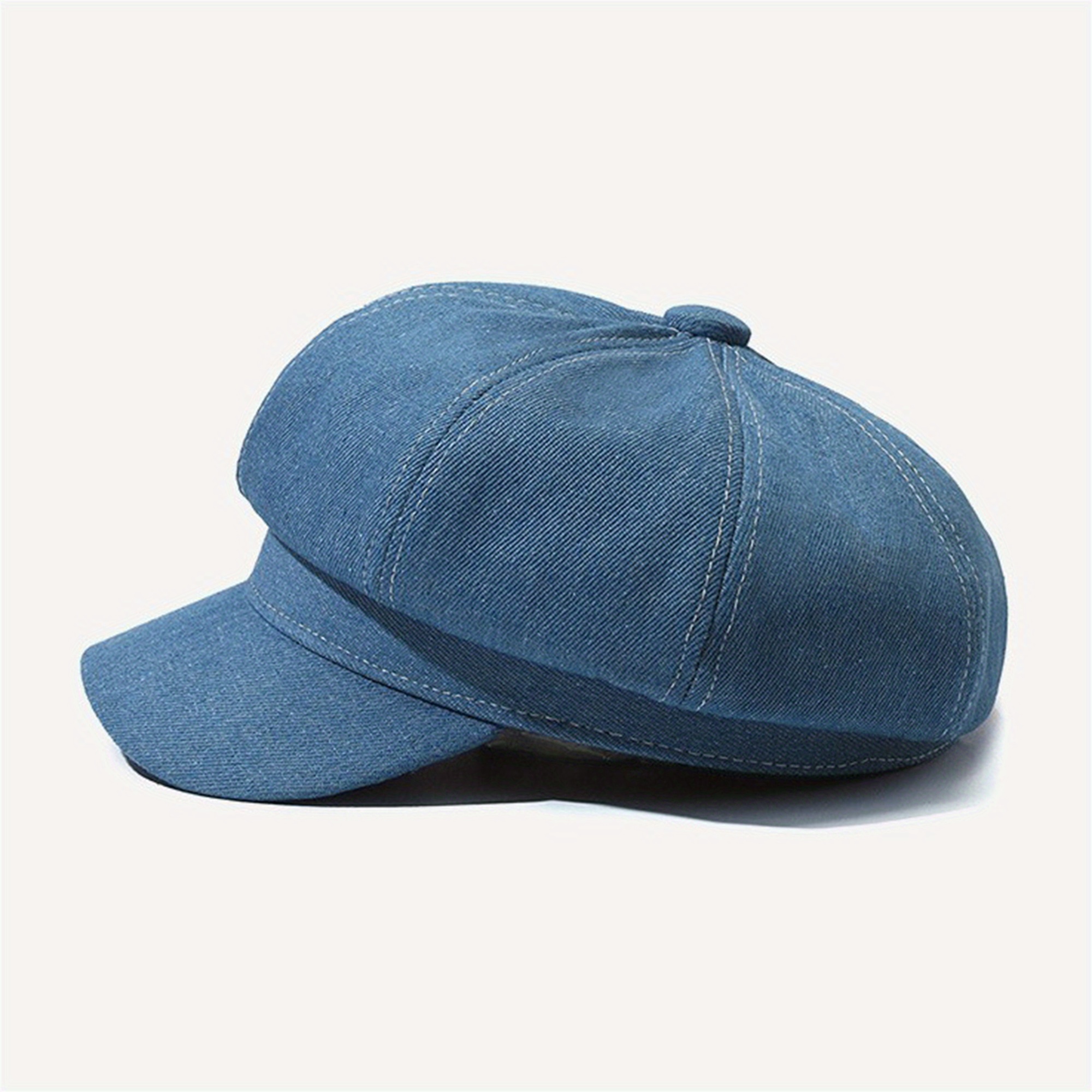 新品未使用　CPH　BERET / 8 PANEL DENIM Unisex Washed Denim Newsboy Cap 8 Panel Hat Beret Cabbie